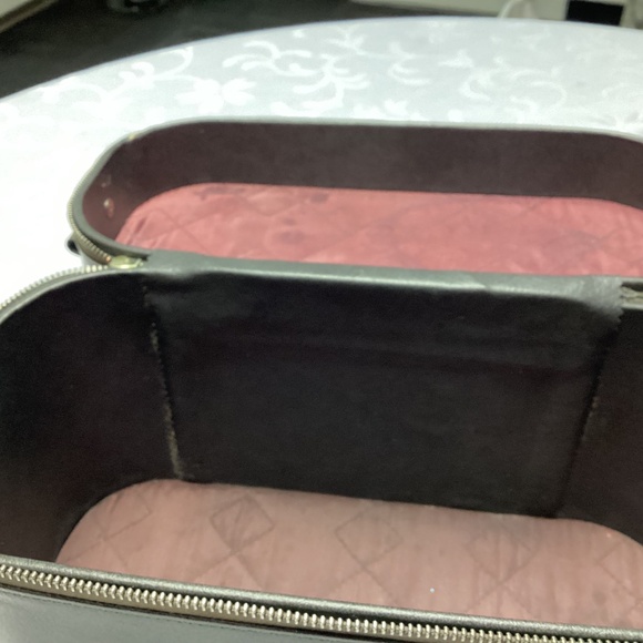 Vintage 50s 60s SKYWAY Luggage Train Cosmetic Case Mid Century Pinup Glam Travel - Picture 3 of 15